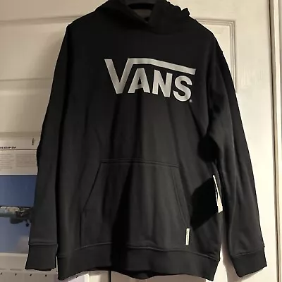 Buy Boys Vans Black Hoody Large Youths New With Tags  • 10£