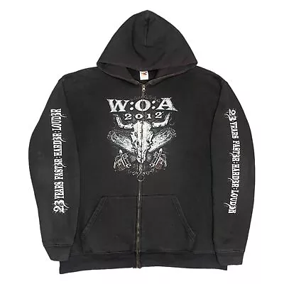 Buy Wacken WOA 2012 Vintage Band Heavy Metal Gothic Hoodie, XXL • 25£