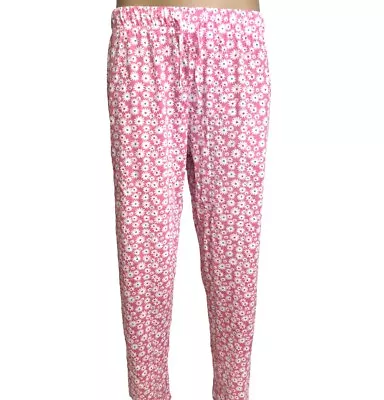 Buy Ladies Flowery Print Pyjama Bottom Jersey Cotton Summer Nightwear • 6.99£
