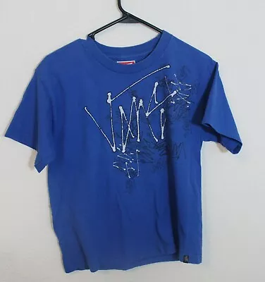 Buy VANS Youth/Kids/Boys Large Short Sleeve Blue T-Shirt, Cotton Shirt • 5.95£
