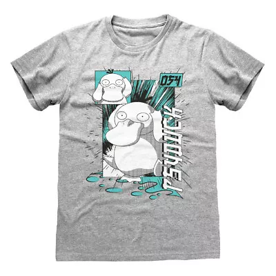 Buy Pokemon - Cyduck Square Unisex Heather Grey T-Shirt Medium - Medium  - K777z • 13.09£