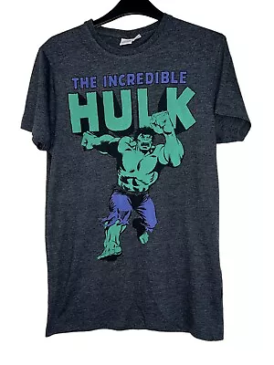 Buy The Incredible Hulk T-Shirt Size Small Grey Marvel Comics Casual Top • 6.50£