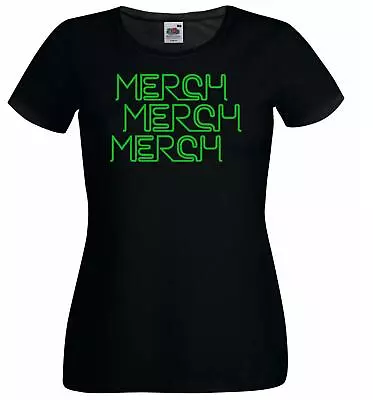 Buy Merch Merch Merch Social Media Influencer Online Gamer Gaming Lady Fit T-Shirt • 11.01£