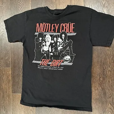 Buy Modern Motley Crue Graphic T-Shirt; Men’s Sz Medium; The Dirt Merch Black Tee • 13.26£