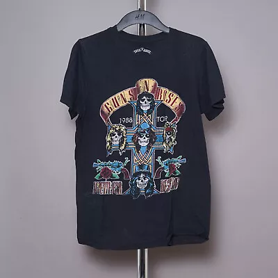 Buy Guns N Roses Appetite For Destruction Rock Band T Shirt SMALL S Black 88 Tour Nj • 10£