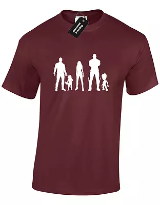 Buy Guardians 5 Characters Mens T Shirt Tee Galaxy Groot Top Star Lord Cool Film New • 8.99£