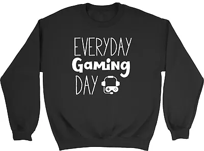 Buy Everyday Gaming Day Kids Childrens Jumper Sweatshirt Boys Girls • 12.99£