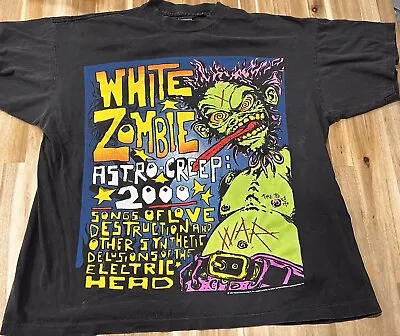 Buy White Zombie T Shirt Xl War Astro Creep • 212.62£