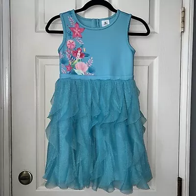 Buy Disney Store Little Mermaid Ariel Neoprene Chiffon Fancy Dress Size 7/8 • 28.35£