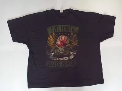 Buy Five Finger Death Punch T-shirt Heavy Metal Band Music Nevada Skull • 9.49£