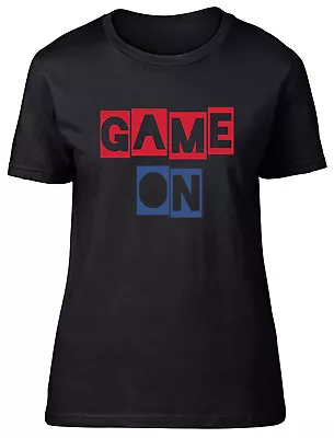 Buy Game On Womens T-Shirt Football Soccer Footy Ladies Gift Tee • 8.99£