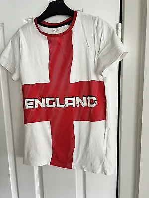 Buy TU Boys White / Red Short Sleeved England Top - Age: 11 Years  • 0.99£