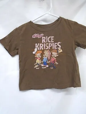 Buy Kellogg's Rice Krispies Brown 4T T-Shirt Now & Zen • 6.01£