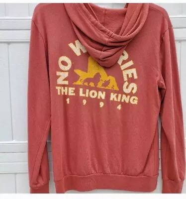 Buy The Lion King Fleece Hoodie No Worries Women's Small NEW • 11.52£