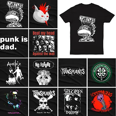 Buy Punk Rock Roll Metal Band Death Scary Tee Top Unisex Mens T Shirts #P1 #PR #M • 9.99£