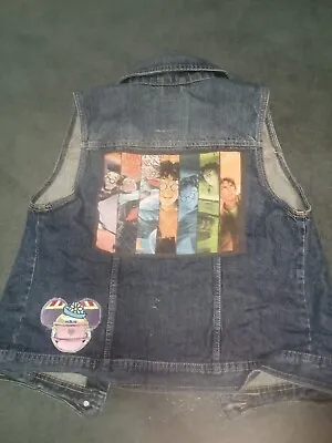 Buy Harry Potter Denim Vest Mossimo Supply Co Size Large Youth One Of A Kind Patches • 23.62£