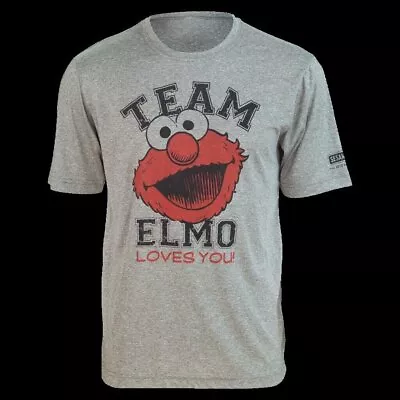 Buy Sesame Street TEAM ELMO  Loves You!  Tech Shirt (S, M, L, XL, 2XL) • 33.74£