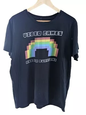 Buy Video Games Are For Everyone Gaming T-Shirt - XL -  Free P&P -  Feminist LGBTQ+ • 5.99£