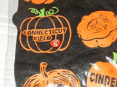 Buy Women's Halloween Pumpkin Graphic T Shirt Sz S Jack O Lantern Patch Hallows Eve • 12.84£