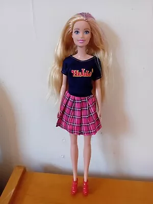 Buy Mattel Barbie Doll In Alternative Style Outfit With Shoes And Putple Streak Hair • 4£
