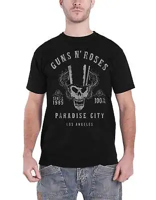 Buy Guns N Roses T Shirt Paradise City 100% Volume Band Logo New Official Mens Black • 15.95£