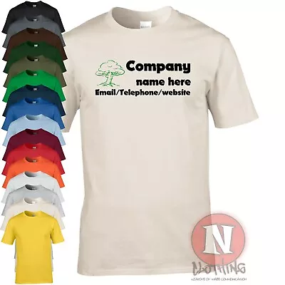 Buy Tree Surgeon Arborist Custom T-shirt Personalise Gardening Work Wear Customize • 11.99£