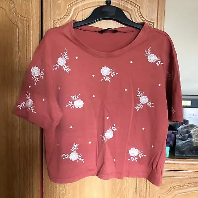 Buy New Look Floral Tshirt Size 10 Hardly Worn • 3£