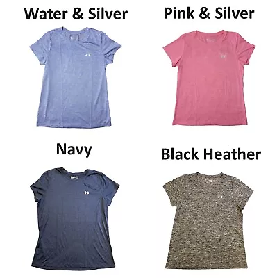 Buy Under Armour Women's Heat Tech -Twist Quick Dry Workout T-Shirt • 15.42£
