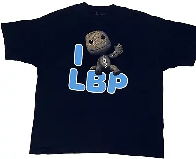 Buy Little Big Planet T-Shirt LBP PlayStation Sackboy Size XXL 2XL PS3 3 Game Works • 94.79£