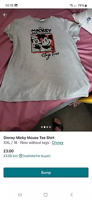 Buy Micky Mouse T Shirt • 1.50£