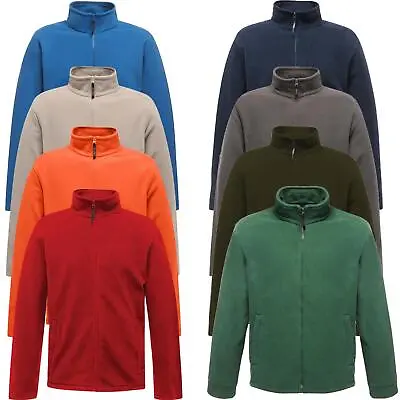 Buy Mens Ex-Brand Fleece Jacket Full Zip Up Outdoor Warm Micro Polar Anti Pill Work • 12.99£