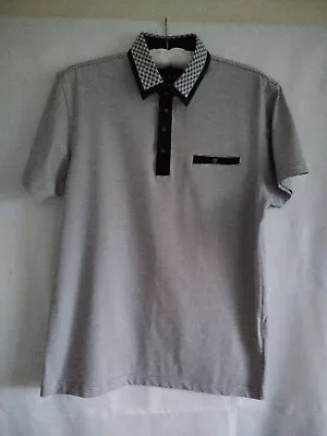 Buy Men's Mish Mash DRK Short Sleeved TShirt Size M In Navy & White • 1.50£