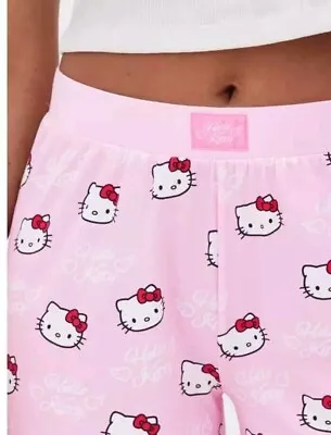 Buy Hello Kitty Wide Legged Pyjama Trousers Polycotton X Primark Size XL New Tag • 19£