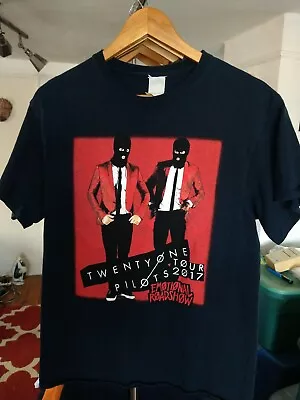 Buy Vintage 21 Pilots Tour T-shirt Emotional Roadshow Size M Writing On Back • 47.25£