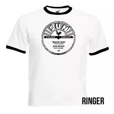 Buy Elvis Presley Sun Record Company Mystery Train - Men's Rockabilly T Shirt • 14.99£