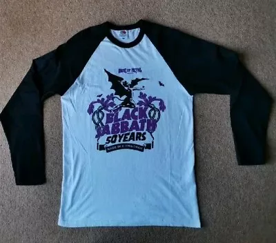 Buy Black Sabbath 50 Years Made In Birmingham Baseball T-shirt • 15£