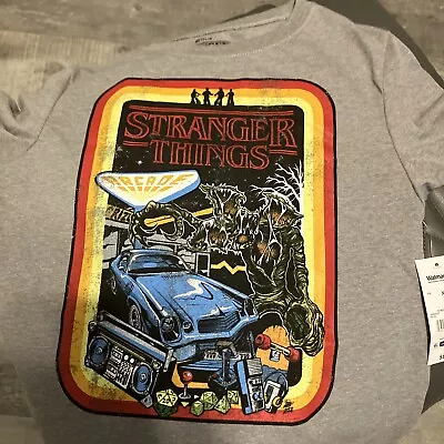 Buy Stranger Things Retro Arcade Graphic T-Shirt Women’s Sz XS Netflix Sci Fi - NWT • 9.44£