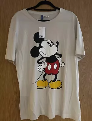 Buy Mickey Mouse T Shirt  - Mens Large - New With Tags - H&M • 12£