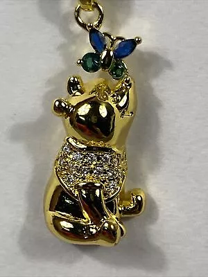 Buy Winnie The Pooh Necklace Gold Colored Disney 18 Inch Chain • 17£