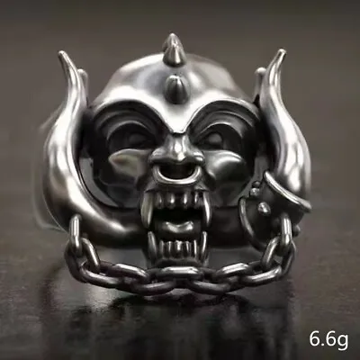 Buy Devil Power Punkstyle Ring Skull Jewelry Viking Pirate Cosplay Party Gothic 1pcs • 3.59£