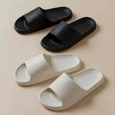 Buy Men/Women Beach Slippers Indoor Home Sandals Bath Shower Slippers Non-Slip Shoes • 5.47£