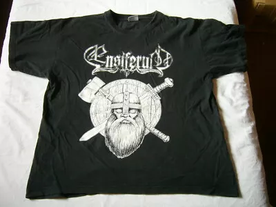 Buy ENSIFERUM – Rare Old 2005 T-Shirt!!! Doom, Epic, Folk, Metal, 08-20 15 Years Old • 28.32£