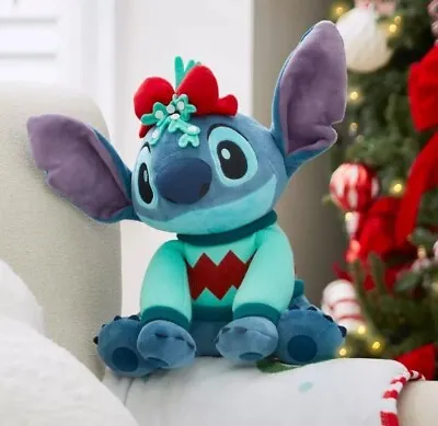 Buy Disney Festive Jumper Stitch Soft Plush Toy 35cm Christmas Gift - New & Sealed • 5.95£