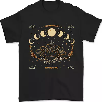Buy Moonbeams Moon Phases Celestial Pagan Mens T-Shirt 100% Cotton • 10.48£