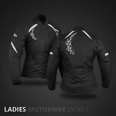 Buy Women Motorcycle Riding Jacket Motorbike Waterproof Armoured Jackets For Ladies • 52.97£