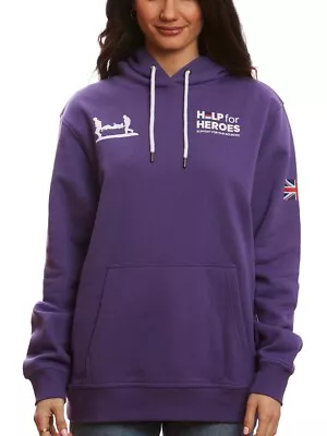 Buy Help For Heroes Women's Heritage Pullover Hoody In Purple • 18£