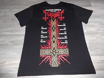 Buy Mayhem Australia Import Shirt Black Metal Gorgoroth Behemoth Urfaust Mgla Taake • 46.09£