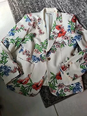 Buy Madison Summer Floral Design Jacket Size S 38  • 18£