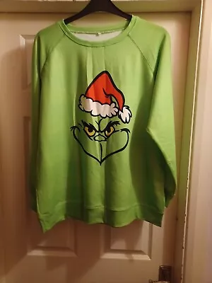 Buy Grinch Jumper Size 3xl Green Christmas New Without Tags • 12.50£