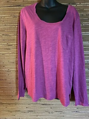 Buy Social Standard By Sanctuary Long Sleeve Shirt Purple XL NWT • 11.34£